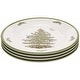 preview thumbnail 3 of 5, Spode Set of 4 Christmas Tree Melamine Dinner Plates - 11" D