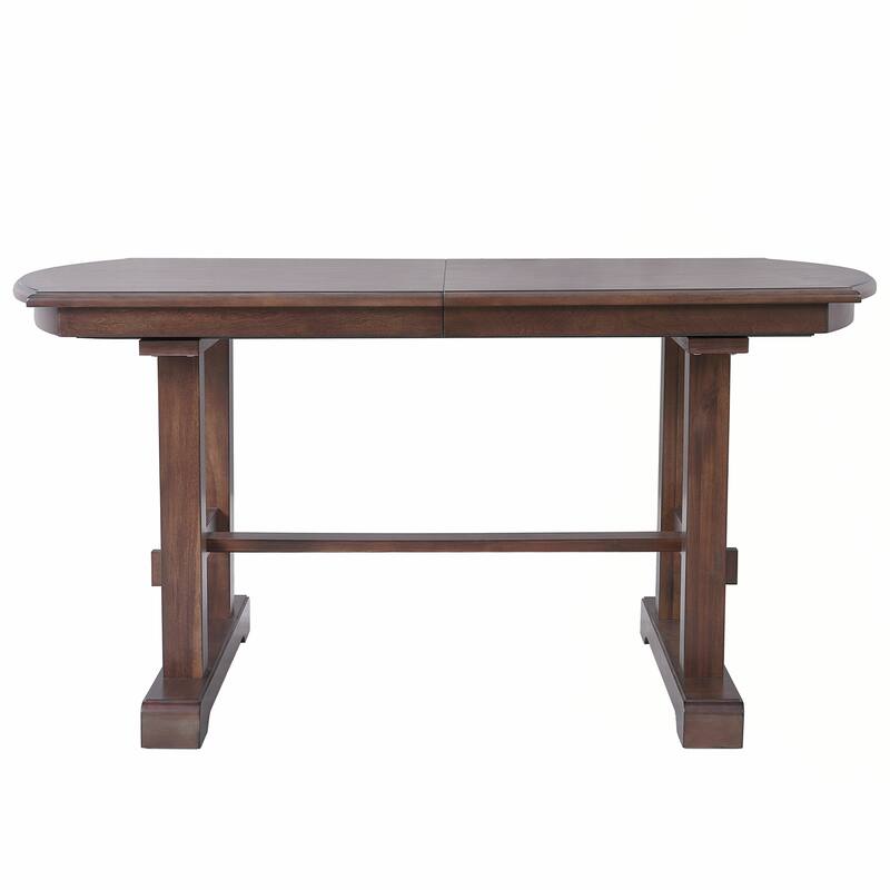 60"-78"Farmhouse Large Expanding Table for 4-8 (Cherry)