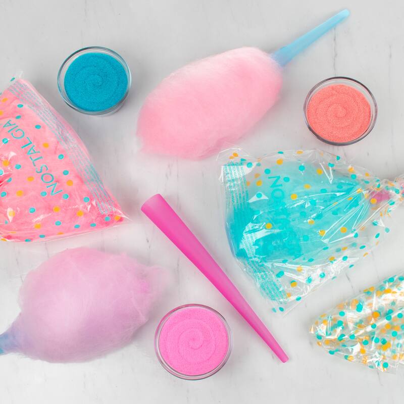 Kool-Aid Cotton Candy Flossing Sugar, Blue Raspberry, Strawberry, Tropical Punch - 3 Pack