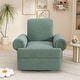 preview thumbnail 24 of 75, Christopher Knight Home - Thorne Chenille Swivel Recliner Rocker Chair with Adjustable Backrest