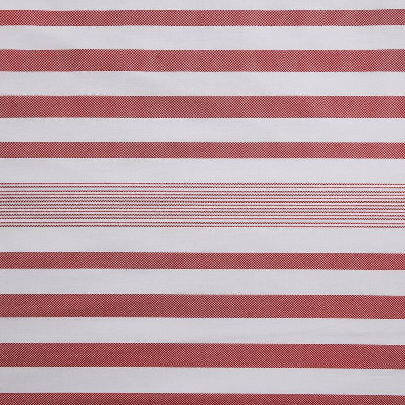 Tommy Hilfiger Mandalay Beach Stripe Cotton Reversible Red Duvet Cover Set