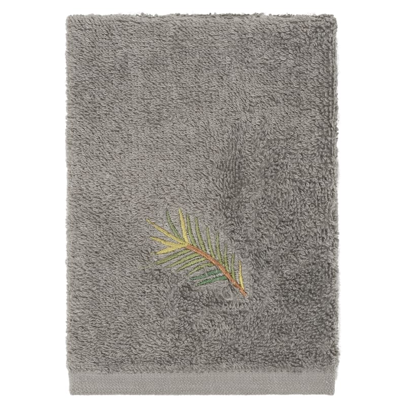Authentic Hotel and Spa 100% Turkish Cotton Pierre 3PC Embellished Towel Set
