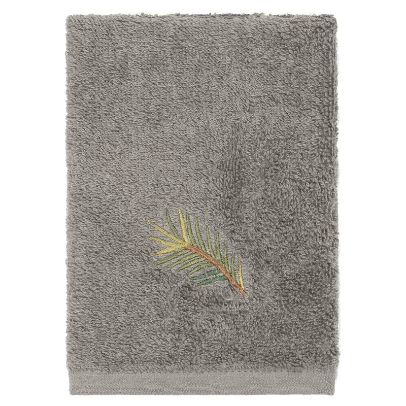 Authentic Hotel and Spa 100% Turkish Cotton Pierre 3PC Embellished Towel Set