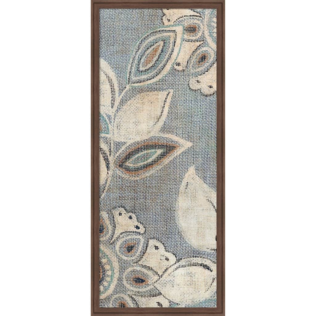 Amanti Art Framed Fabric Pinboard Vintage Elegance II by Alex Black Printed Bulletin Board