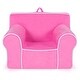 preview thumbnail 2 of 42, Costway Kids Sofa Toddler Foam Filled Armchair w/ Velvet Fabric Baby - See Details Pink