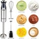 preview thumbnail 6 of 6, Mueller Ultra-Stick 500 Watt 9-Speed Immersion Multi-Purpose Hand Blender Stainless Steel With Whisk, Milk Frother Attachments