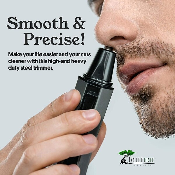 stainless steel nose hair trimmer