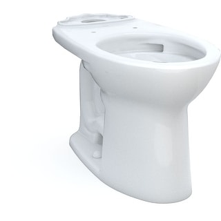 TOTO Drake Elongated Universal Height Tornado Flush Toilet Bowl with