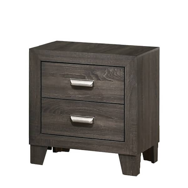 Best Quality Furniture Anastasia 3-piece Solid Grey Bedroom Set