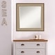 preview thumbnail 91 of 103, Beveled Bathroom Wall Mirror - Elegant Frame