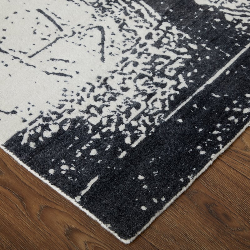 Grand Bazaar Eshwar Hand Woven Abstract Modern Area Rug