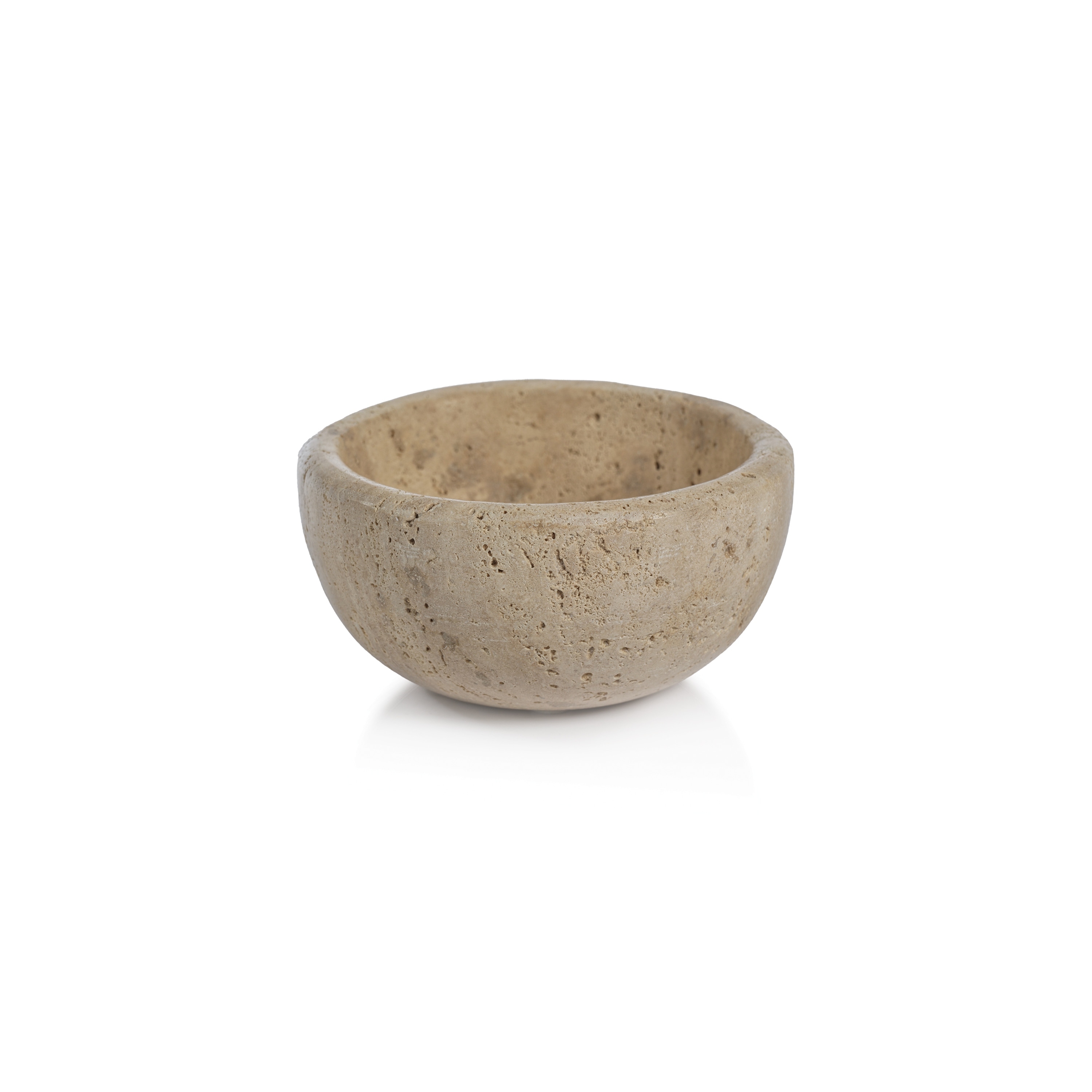 Sulu MultiServe Beige Travertine Bowl