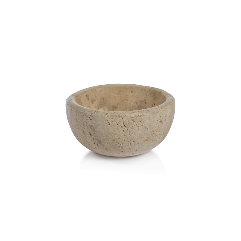 Sulu MultiServe Beige Travertine Bowl - 5"