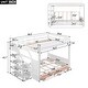 preview thumbnail 4 of 10, Convertible Bunk Bed with Storage Staircase, Bedside Table, and 3 Drawers