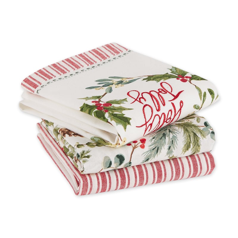 Assorted Christmas Dishtowels (Set Of 2)