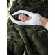 preview thumbnail 5 of 4, Chunky Bunny Yoga - Coma Inducer® Oversized Comforter - Chive