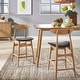 preview thumbnail 2 of 18, Norwegian Danish Mid-Century Dark Walnut Counter Height Stools (Set of 2) by iNSPIRE Q Modern
