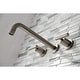 preview thumbnail 19 of 36, Manhattan 3-Hole Wall Mount Roman Tub Faucet in Brushed Brass