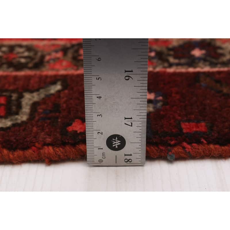 ECARPETGALLERY Hand-knotted Andelz Red Wool Rug - 3'11 x 6'2