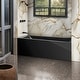 preview thumbnail 74 of 145, Fine Fixtures Acrylic-Fiberglass Soaking Bathtub, White. Alcove/Apron Front