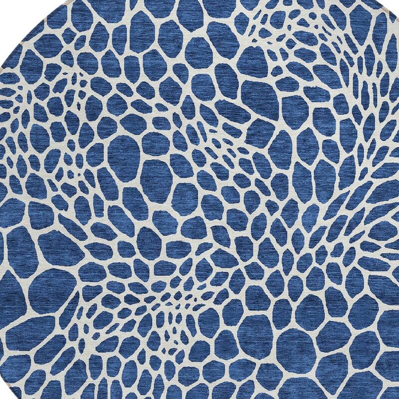 HomeRoots Geometric Transitional Rectangle Outdoor Rug