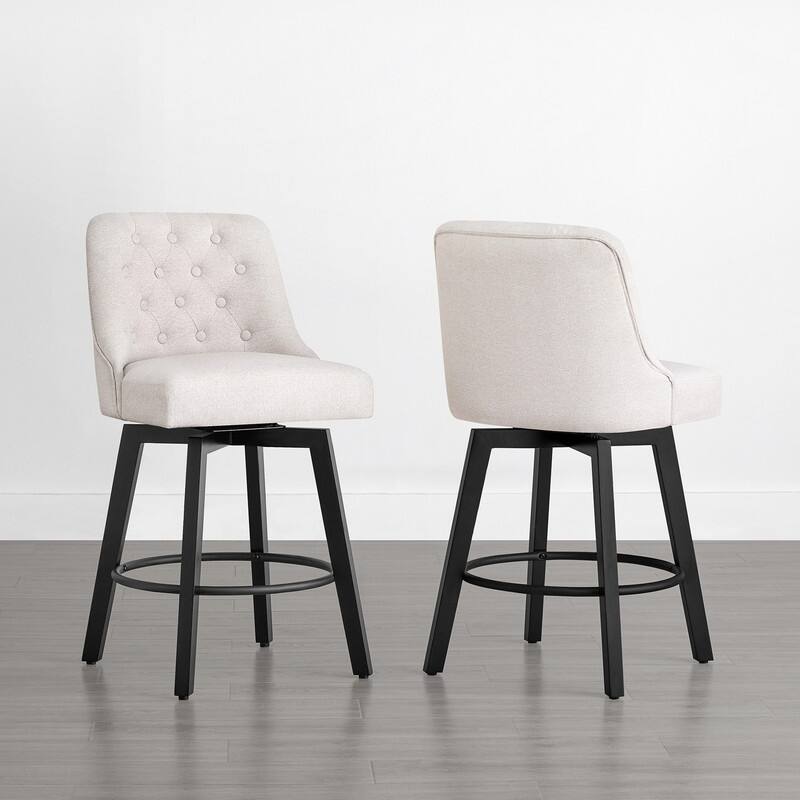 Chris 26 inch Swivel Counter Height Bar Stool Set