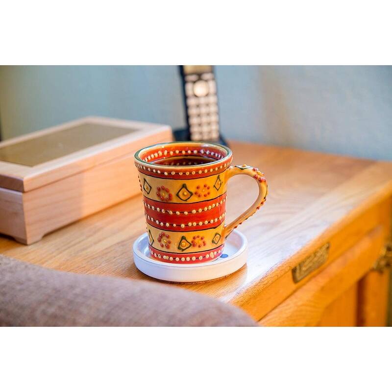 The Curated Nomad Somerset Handmade Pottery Flared Mugs (Set of 2)