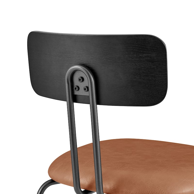 NPD Furniture Judith PU Dining Side Chair (Set of 4)