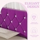 preview thumbnail 66 of 65, VECELO Upholstered Kids Bed Frame with Diamond Tufted Headoard,Twin Size Bed Set of 2