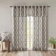 preview thumbnail 22 of 81, Madison Park Westmont Fretwork Print Grommet Top Window Curtain Panel