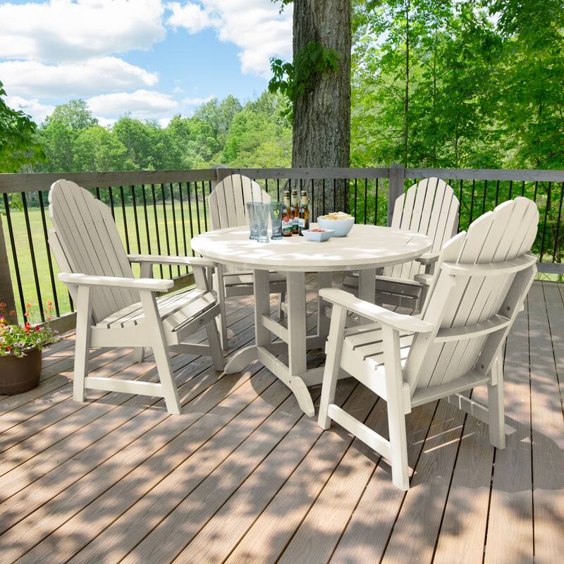 Hamilton 5-piece Outdoor Dining Set - 48" Round Table, Dining-height