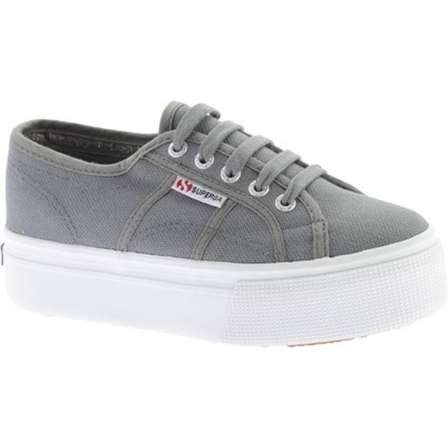 superga platform sneakers grey