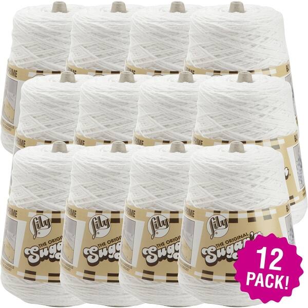 Shop Lily Sugar N Cream Yarn Cones 12 Pk White White On Sale Overstock 26393247