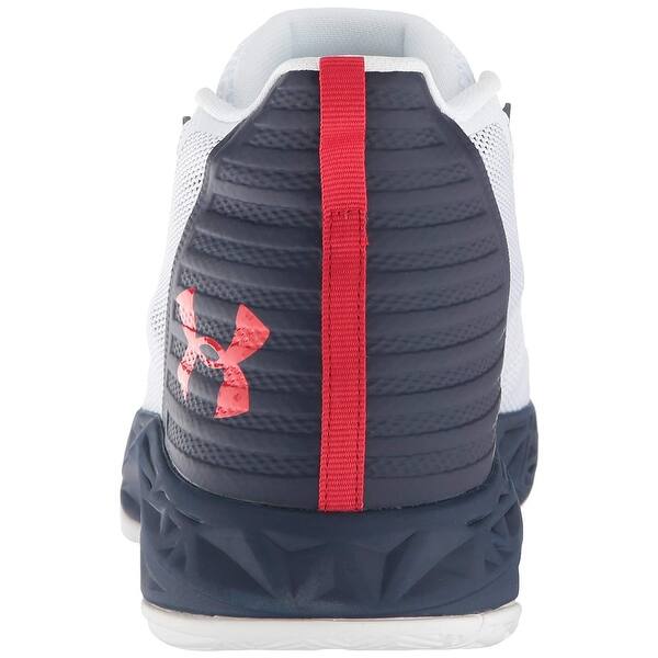 Shop Under Armour Men S Jet Mid Basketball Shoe Black Steel White
