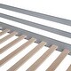 preview thumbnail 15 of 33, Twin Size Loft Bed with Ladder, Slide, Blackboard and Light Strip, Fun House Bed Design Stylish and Easy to Assemble, Grey
