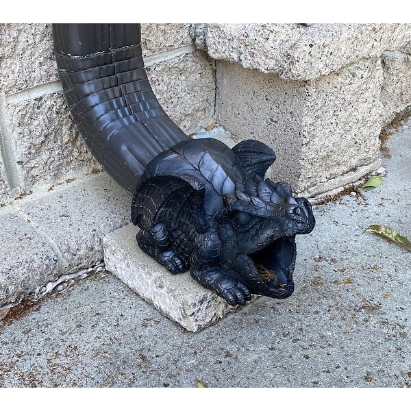 Garden Décor Garden & Outdoors Design Toscano Darian the Dragon Gutter