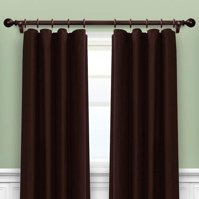 Mix & Match Wood Finials for Wood Curtain Rod (2-Pack)