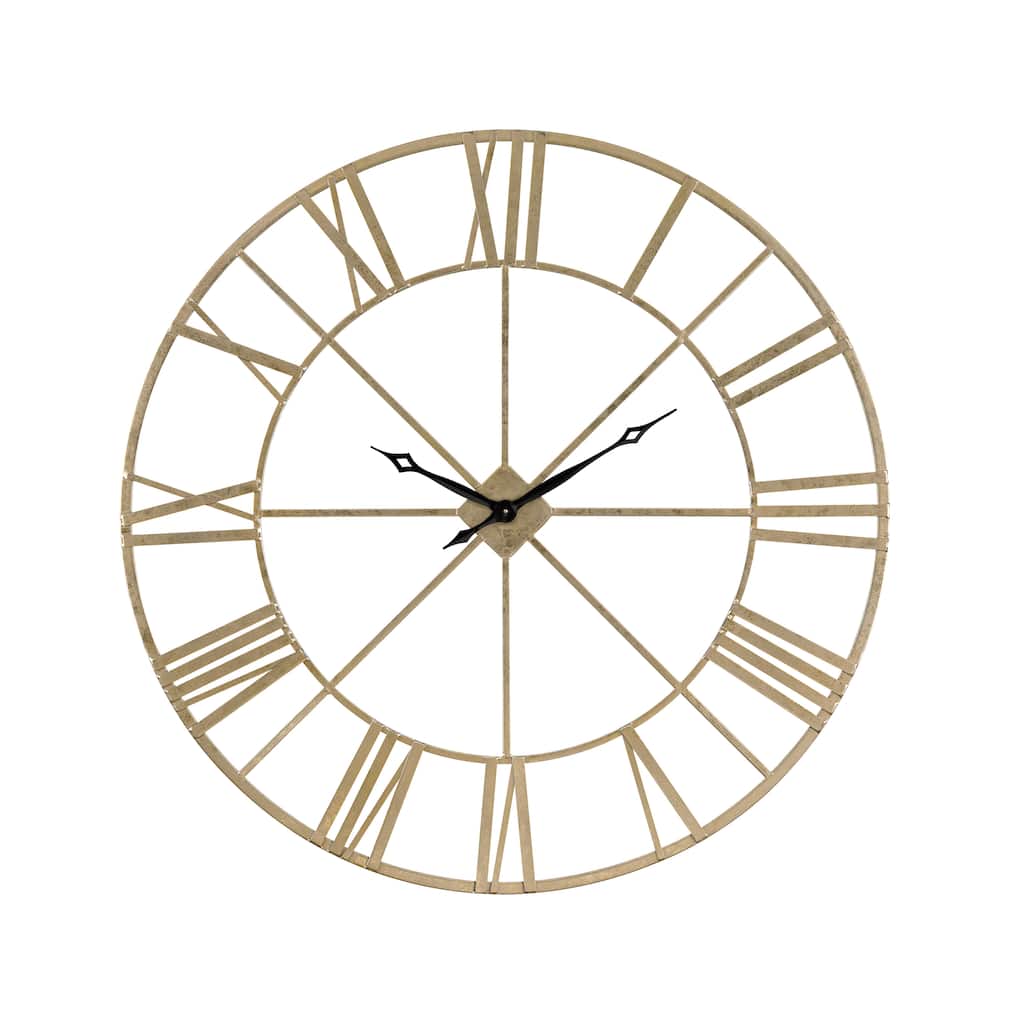 Elk Home Pimlico Gold Finish Metal 48 Inch Wide Clock