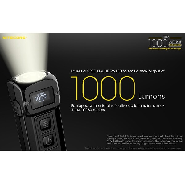 Nitecore tup hotsell led keychain light