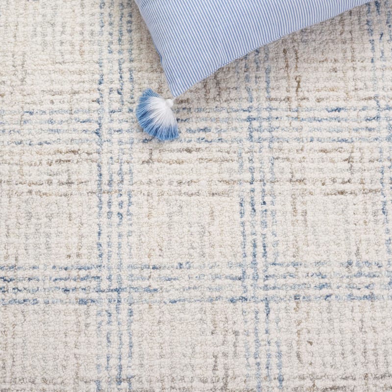 SAFAVIEH Handmade Ebony Vellamo Contemporary Wool Rug