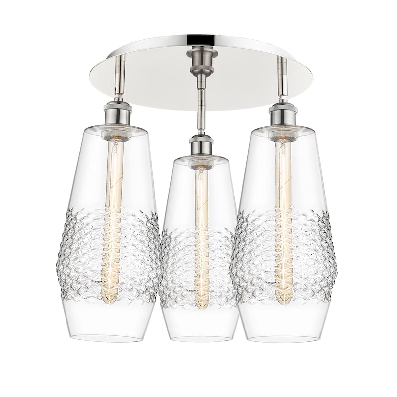 Innovations Lighting Windham - 3 Light 19" Flush Mount