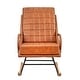preview thumbnail 15 of 14, Javlergo Nursery Rocking Chair Upholstered Modern Rocking chair with Wingback & Armrest Tall Back Accent Glider Rocker Chairs