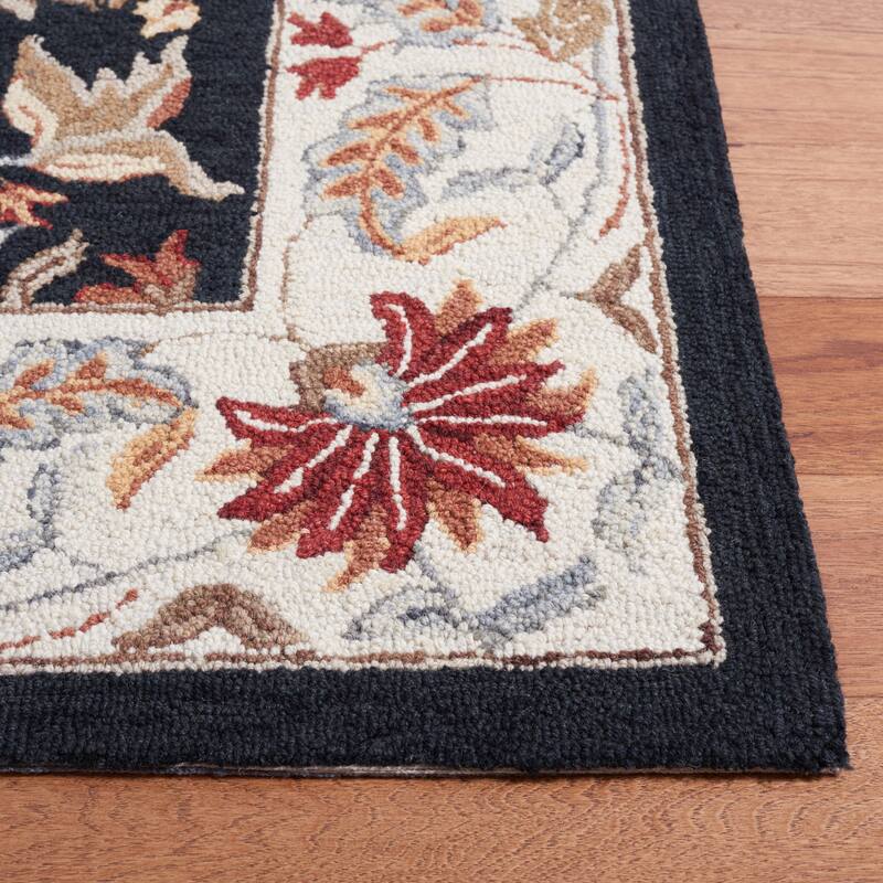 SAFAVIEH Handmade Chelsea Ashlyn French Country Floral Wool Rug
