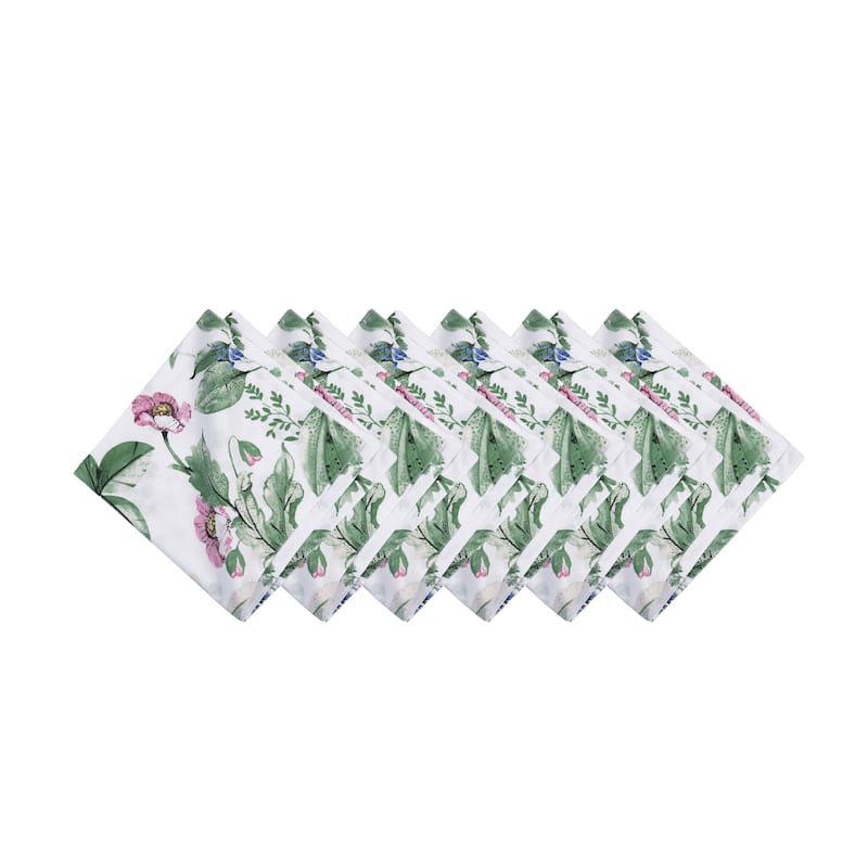 20" Marcy Blooms Floral Napkins