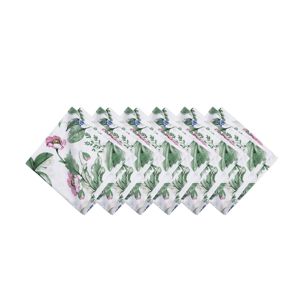 20" Marcy Blooms Floral Napkins