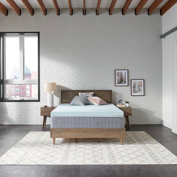 Shop Sealy Trueform 3 Memory Foam Mattress Topper Overstock