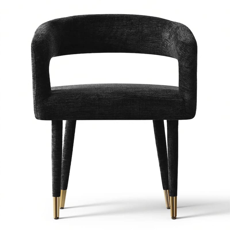 Modern Upholstered Dining Chairs with Arm (Set of 2)