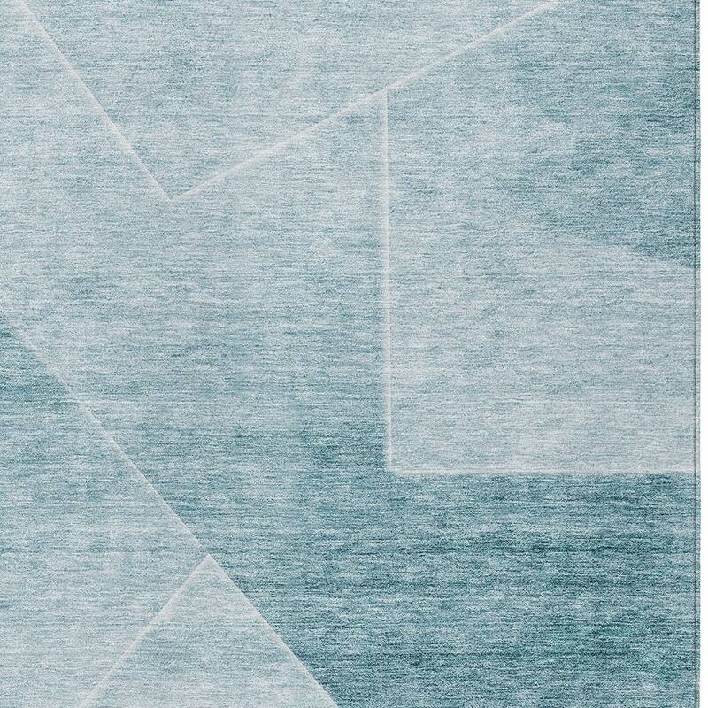 HomeRoots Abstract Transitional Rectangle Outdoor Rug