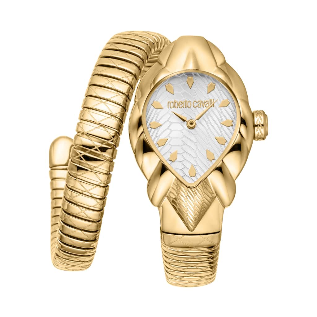 Roberto Cavalli Women's RC5L110M0035 Quartz Watch - Gold-Tone