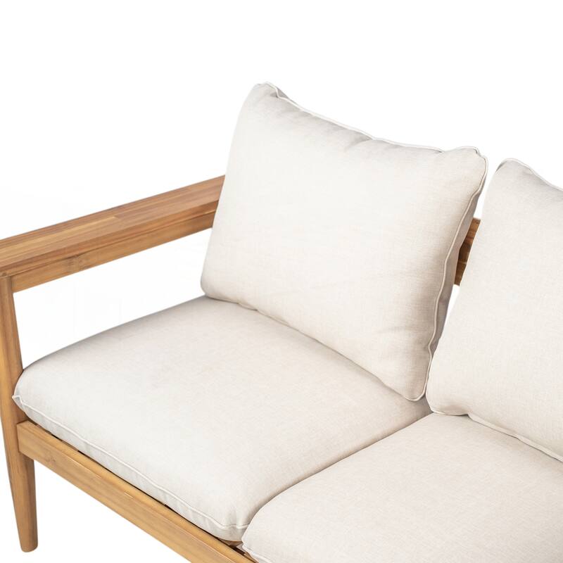 Outdoor Acacia Wood Lounge Chair